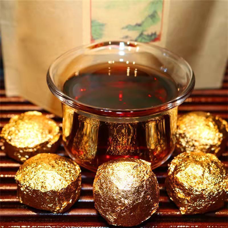 Organic Puerh Tea Mini Tuocha Black Tea Herbal Healthy Drink Boxed s Secondary image