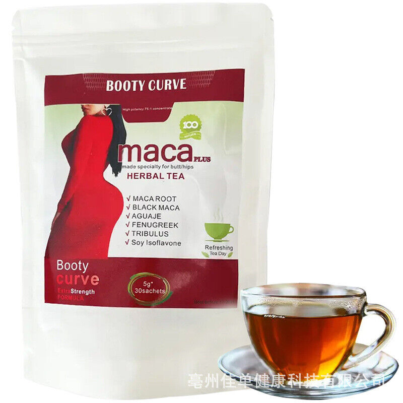 butt black maca fenugreek booty curve maca plus herbal tea Main image