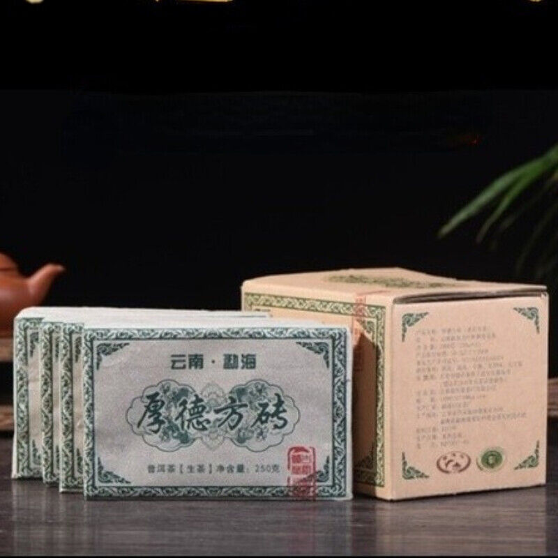 1000g Natural Menghai Big Leaf Pu'er Tea Yunnan Green Tea Pu-Erh Raw Tea Bricks Secondary image