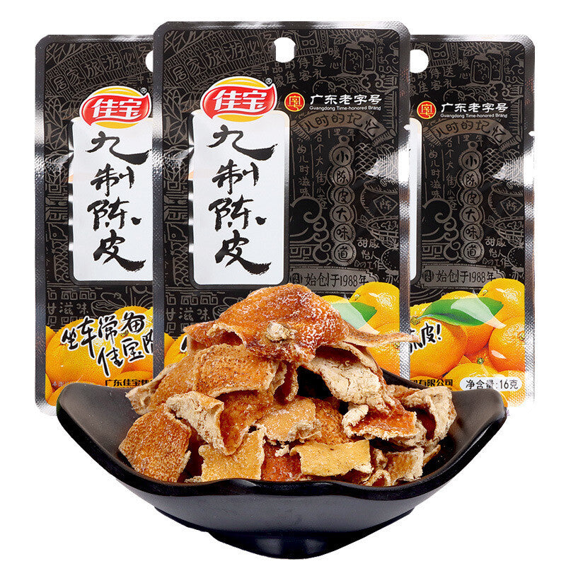 Jia Bao Dried Tangerine Peel Candied Orange Peel Snack Guangdong Specialty