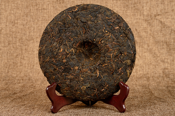 357g Yunnan Pu'er Tea Old Banzhang Glutinous Fragrance Seven Seed Cake Ripe Tea