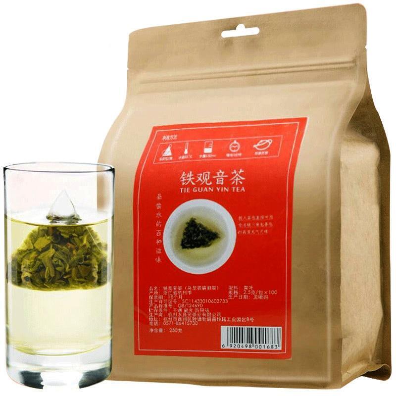 2023 High Quality Anxi Tieguanyin Tea Bag 100 Pcs Oolong Tea Loose Leaf  250g Main image