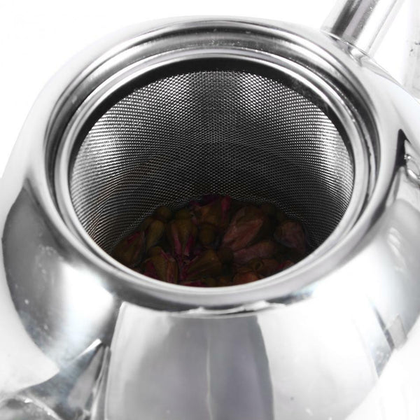Durable Stainless Steel Teapot Coffee Pot Teaset Kettle Filter Infuser Drinkware