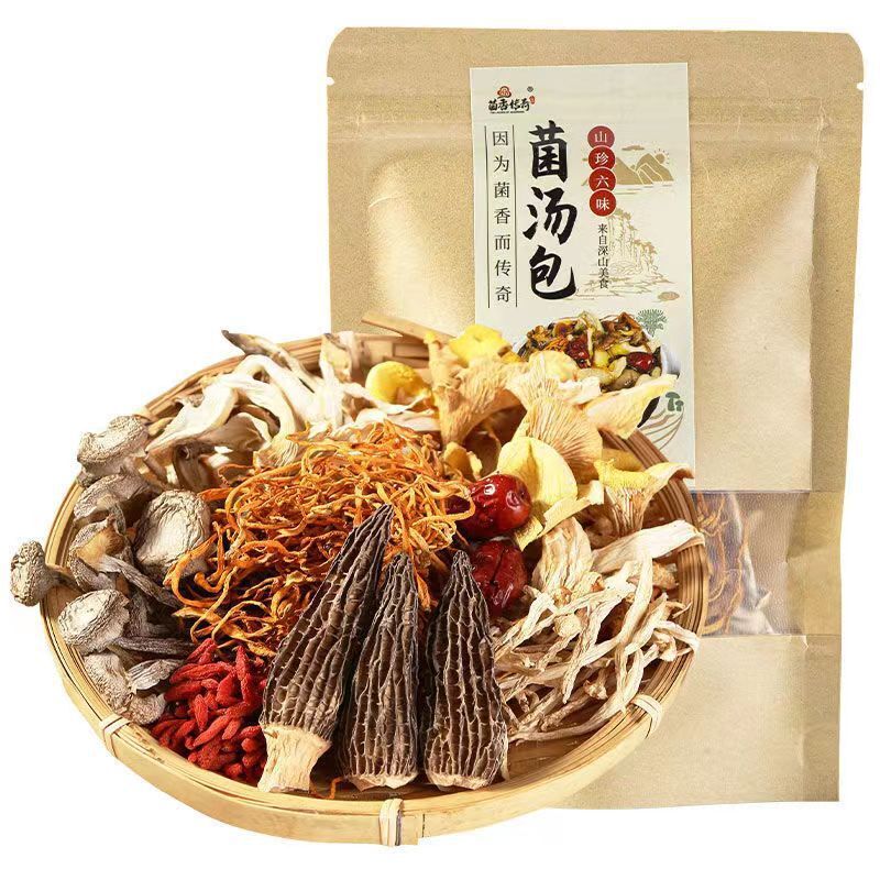 Yunnan Dried Mushroom Gift Box – Morel & Lion's Mane New Year Specialty Set Main image