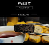 500g de thé de pièce d'or vieilli thé noir Anhua fleur d'or granulés de thé noir