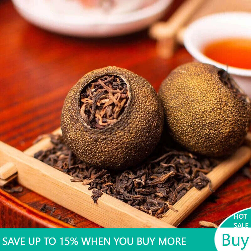 Healthy Drink Organic Tea Yunnan Pu Erh Tea Small Green Mandarin Black Tea100g