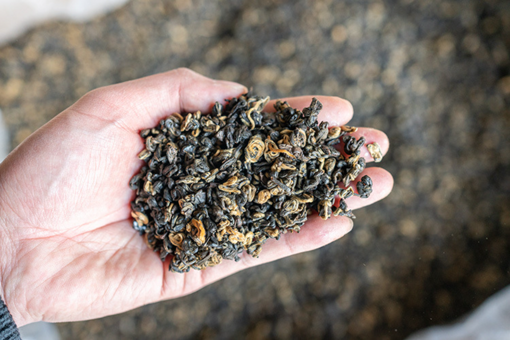 500g Yunnan Ancient Black Tea Golden Silk Golden Snail Fengqing Dian Hong Tea