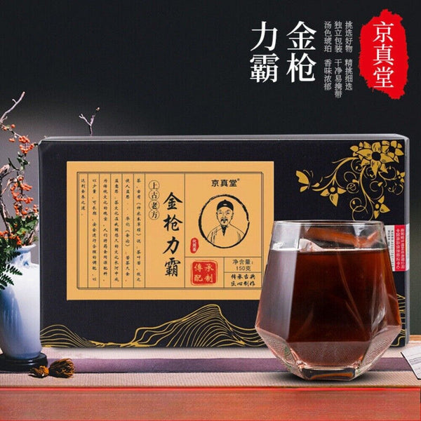 Ginseng Ten Treasure Herbal Tea for Men Natural Energy Vitality Blend