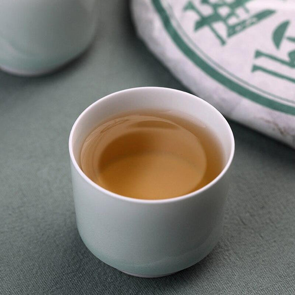 2021Lao Tong Zhi Sheng Puer Tea Yunnan Old Trees Classic Raw Pu Er Tea Cake 357g