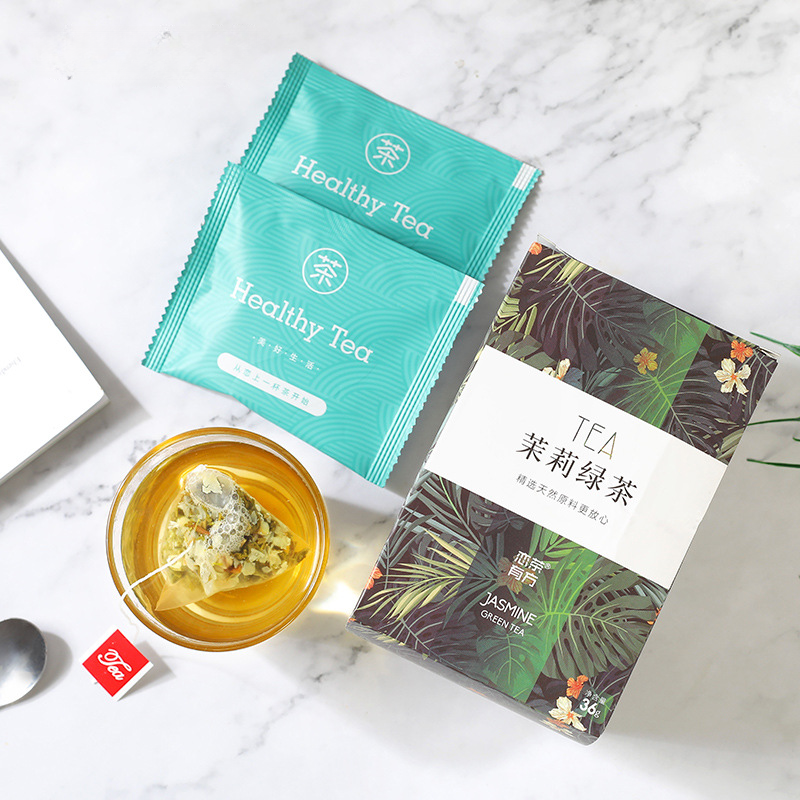 Jasmine green tea fruit tea boxed floral tea Jasmine green tea flavored tea