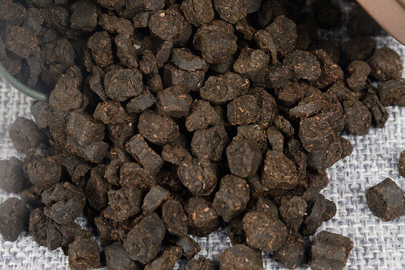 Yunnan Puerh Tea Fossil Glutinous Fragrance Broken Silver 100g Tin Cooked Tea