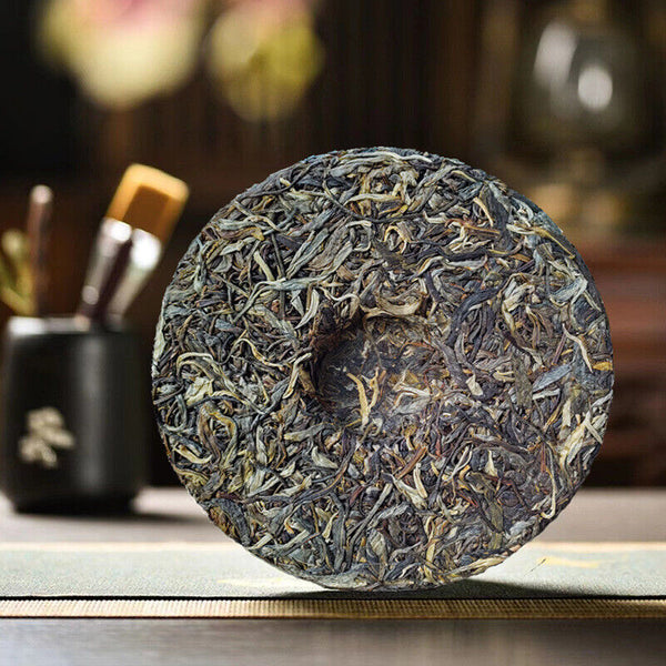 Royal Tribute Tea Manzon Ancient Puerh Raw Tea Kunming Dry Storage 357g/12.59oz