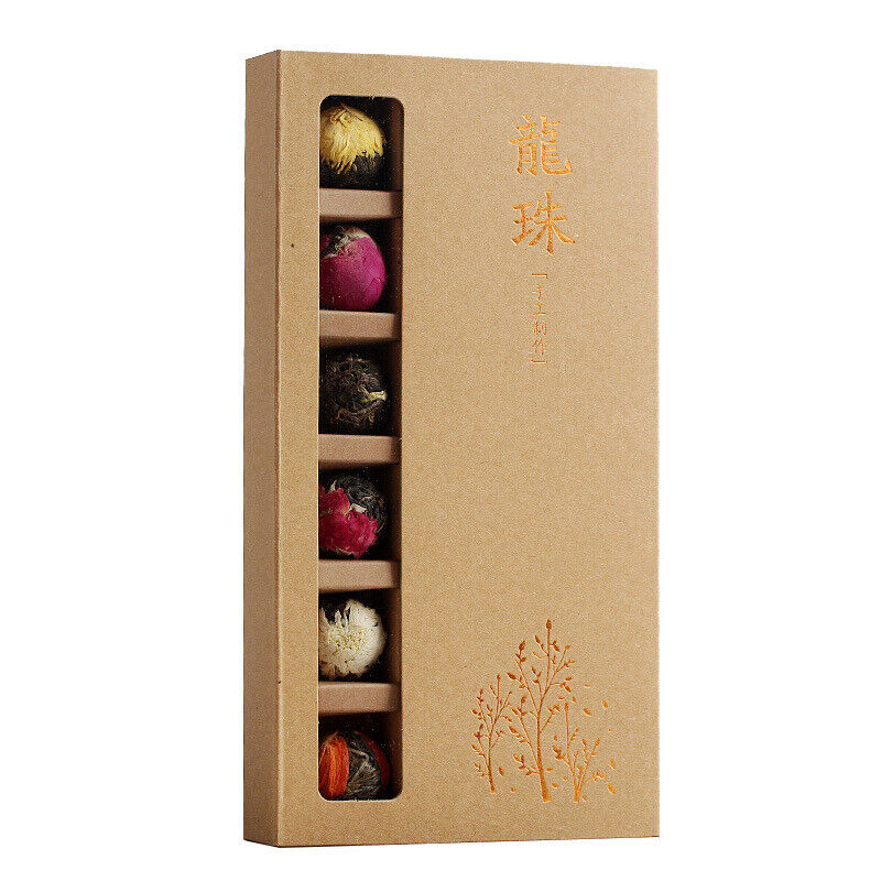 Yunnan Pu-erh Flower Tea Dragon Pearl 18 raw tea 6 flavor combination flower tea Main image