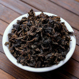 Dragonfly Head Black Oolong Tea Rich Roasted Flavor Premium Loose Leaf