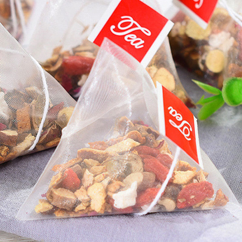 Ginseng Longan Rose Tea with Goji and Dried Ginger in Boxed Tea Bags