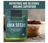 Certified Organic Chia Seeds with Omega-3 Bulk 2.2 LBs, Superfood, Gluten-Free