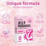 Health, Blueberry Flavor 10 Sticks Probiotic Jelly – Multi-Strain Digestive
