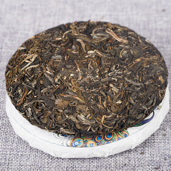 200g Yunnan Tea Pu'er Raw Tea Cake 薄荷塘茶饼