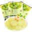 Japanese Daifuku Mochi Rice Cakes with Strawberry and Mango Sweet Dessert Snack