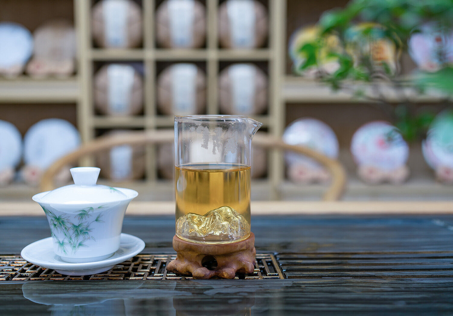 357g Yunnan Jingmai Xiang Qing Yu Lan Xiang Pu'er Raw Tea Cake Pu'er Cake Tea