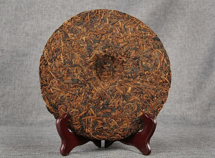 Yunnan Tea King Golden Cake Ripe Puerh Compressed Cake 357g Qizi Cake Tea