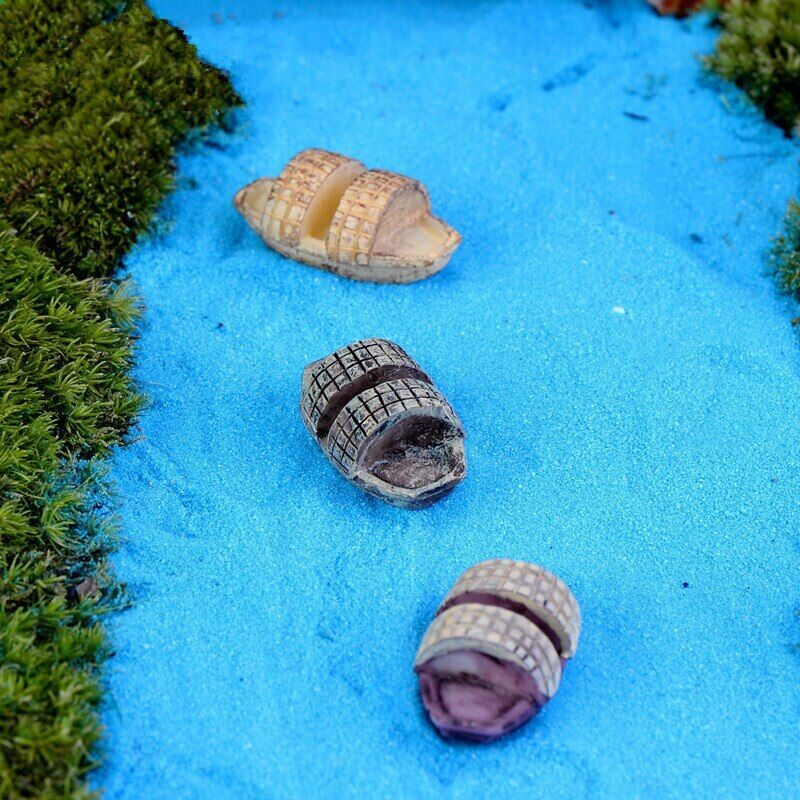 Mini 4pcs Garden Deco Creative Handicrafts Umbrella Boats Decoration Supplies