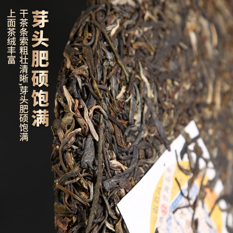 Yunnan Puerh Tea Raw Tea Iceland Dark Spice Ancient Tea Cake 357g Secondary image
