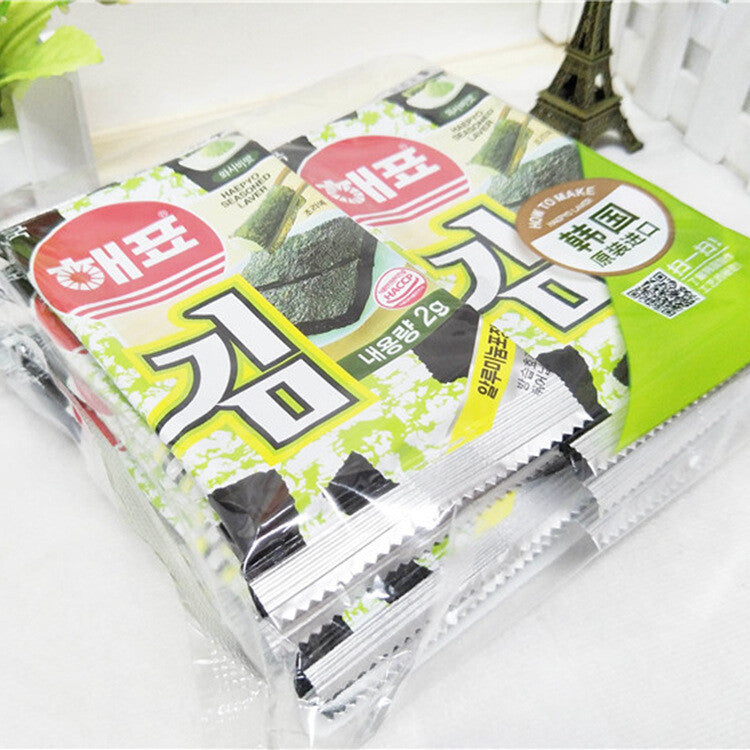 Organic Seasoned Roasted Seaweed Snacks - 2g*24 Pack Kim Nori Sea-Salt Secondary image