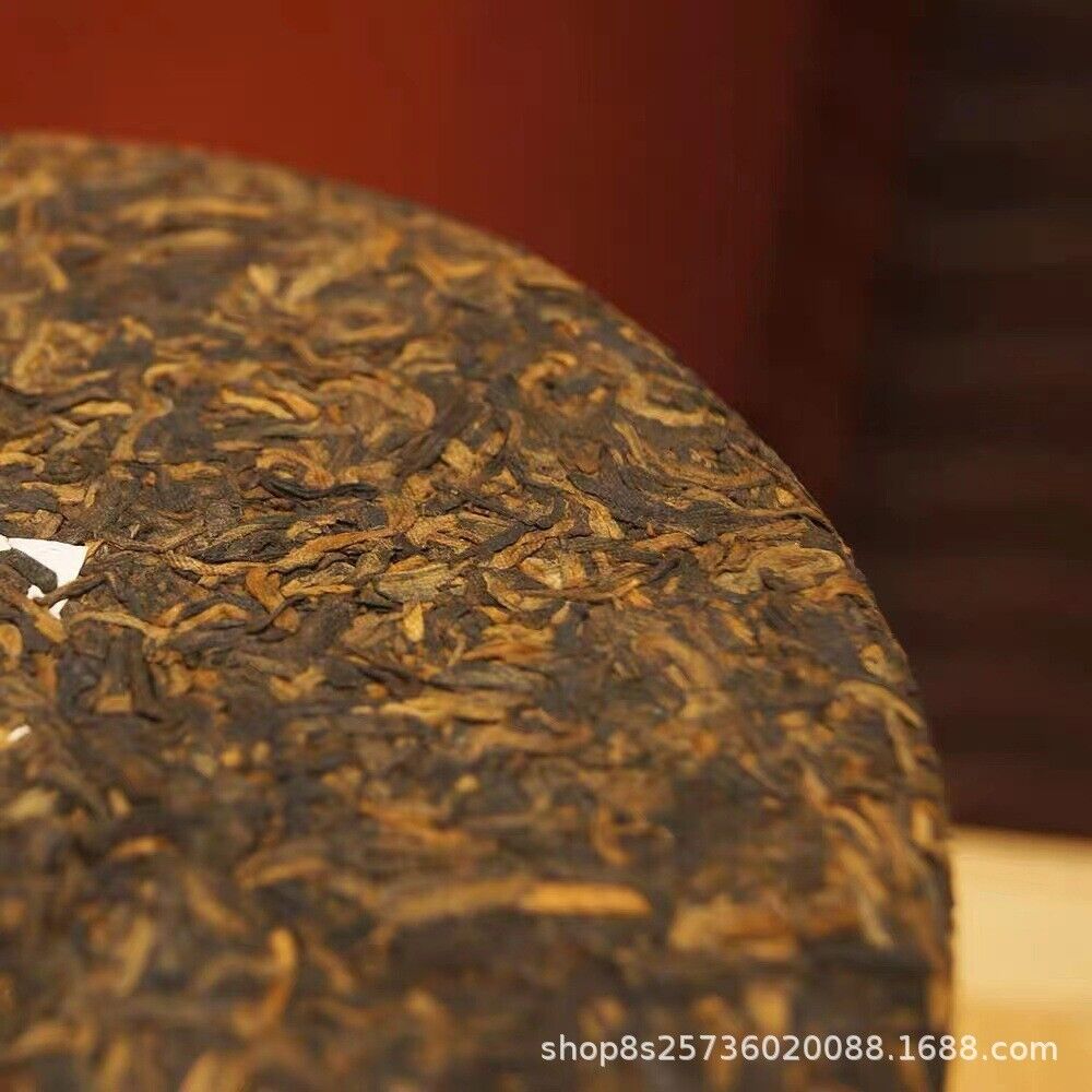 Puerh Tea Palace Golden Buds Famous Mountain Puerh Tea Ripe Tea Cake Tea 357g Secondary image