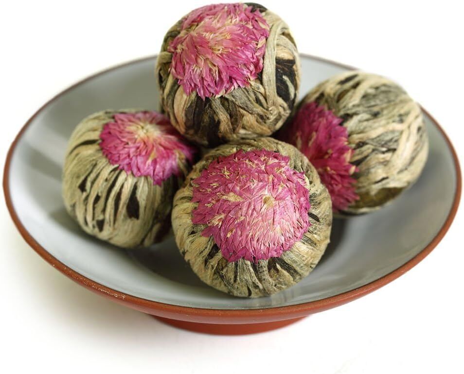 24Pcs Blooming Tea Flowers Balls Green Tea Ball Flower Tea Artistic Main image