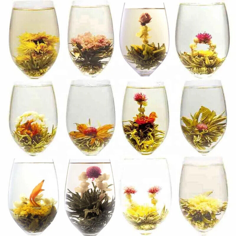Handmade Gomphrena 20 Flavors of Blooming Flower Tea Ball 20pcs