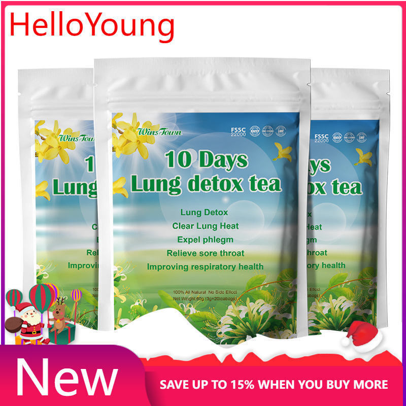 10 Day Lung Cleanse Detox Tea Flower Tea Bag Natural Herb Organic Detox Tea Main image