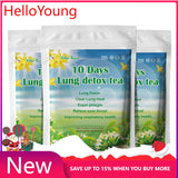 10 Day Lung Cleanse Detox Tea Flower Tea Bag Natural Herb Organic Detox Tea