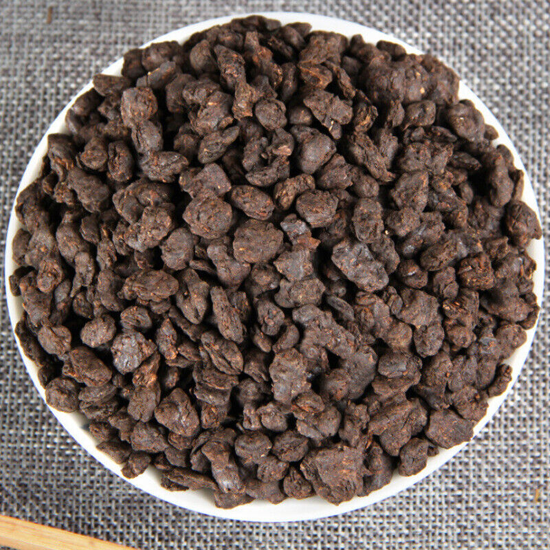 Cooked Glutinous Rice Fragrant Tea Stone  Yunnan Ancient Tree Pu-Erh Tea100g