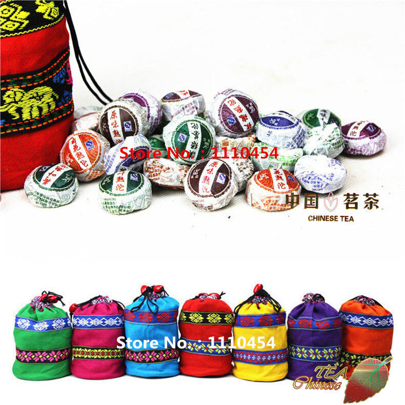 Top-Grade 10 Arten verschiedenen Pu-Erh Tee Roh gekocht Pu Erh Tee Mini Puer Tee