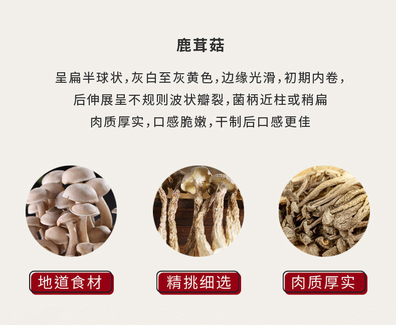 50g Deer Antler Mushroom: Fresh Crispy, Perfect for Soup