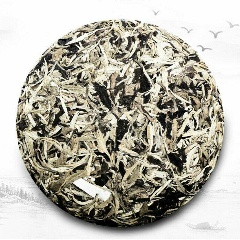 357g Moon White Tea Aged Pu-erh Tea Cake Pu'er Tea Moonlight Beauty Tea
