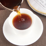 380g Premium Old Pu-Erh Cooked Tea Cake Yunnan Ancient Tree Puerh Black Tea