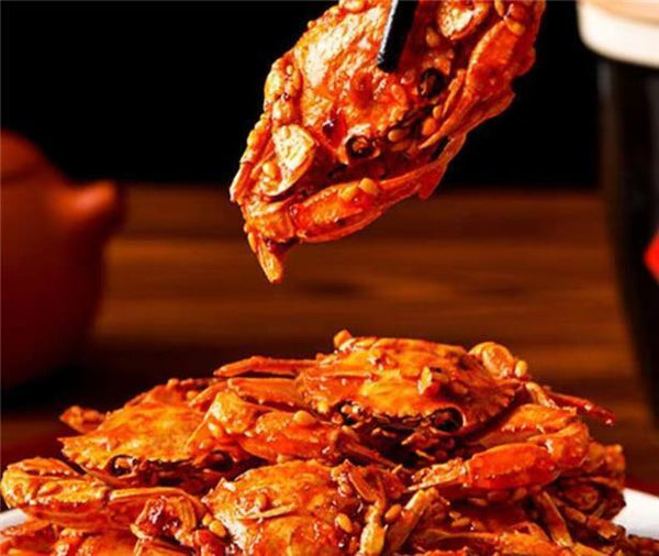 55g/bag Small Crab Snacks Ready-to-eat Crispy Sweet and Spicy Sea Crabs