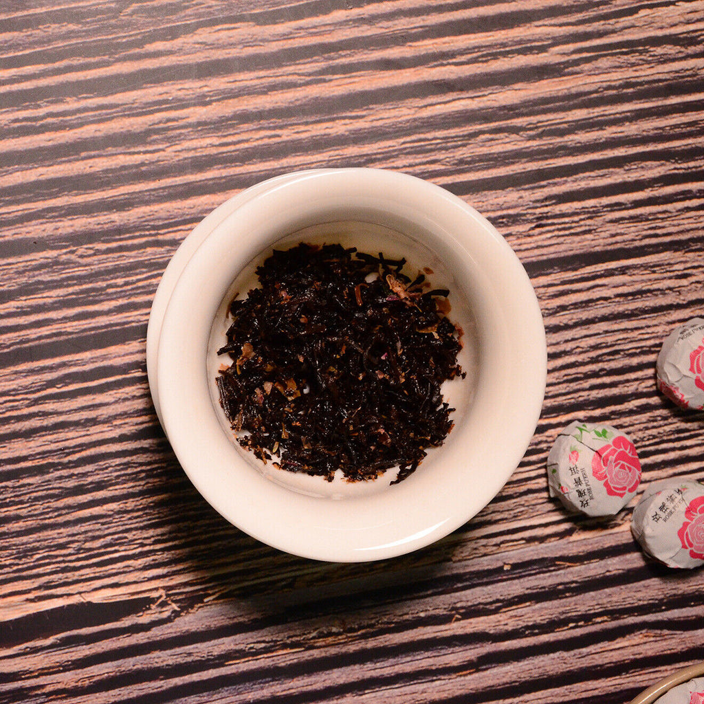 500g Yunnan Pu'er Tea Leaves Jindian Tea Factory Rose Flavor Small Tuo Tea Ripe