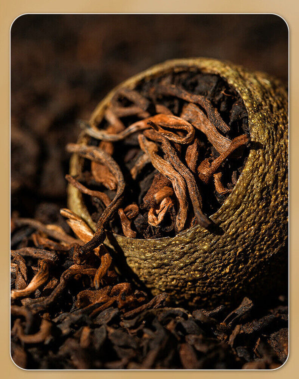 Xinhui Green Orange Peel Pu-erh Tea Tangerine Peel Pu'er Ripe Tea Raw Sun-dried