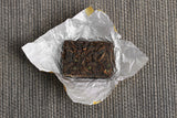 500g Yunnan Pu-erh Ripe Tea Glutinous Aromatic Mini Square Brick Tea Thin Slices