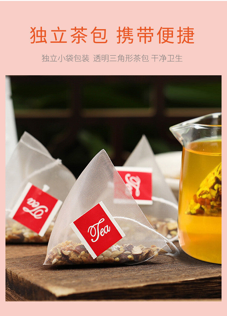 Poria Tangerine Peel Bitter Buckwheat Tea with Coix Seed and Yam Herbal Tea