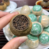Xinhui Raw Sun-dried Xiaoqingkang Palace Puerh Tea Bulk Tin 500g