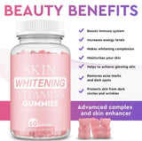 Glutathione Gummies SKIN WHITENINGT Vitamin Whitening Skin Care 60 Capsules