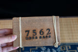 250g/brick 7562 Pu'er tea brick Yunnan ancient tree Pu'er ripe tea brick