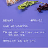 Sour Plum Herbal Tea Tangerine Rose Mulberry Mint Osmanthus Healthy Blend