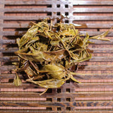 Green Old Tree Raw Tea Cake Yunnan Menghai Pu'er Tea Sleeping Deer Mountain 357g