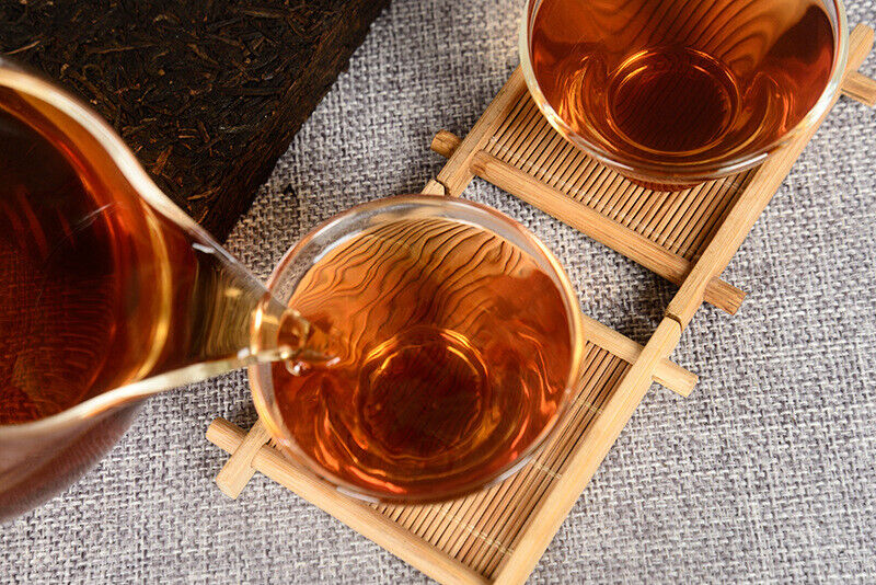 Yunnan Pu'er Tea 250g Ripe Tea Brick Healthy Drink