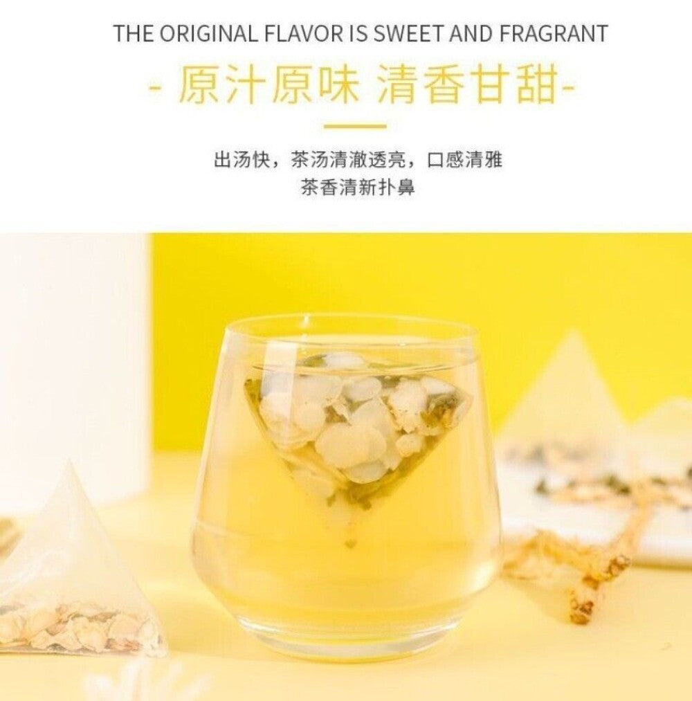 Ginseng Oolong Tea 30 Bags Triangle Fruit Blend for Milk Tea Shop